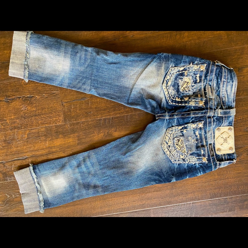 Cropped Miss Me jeans size 22